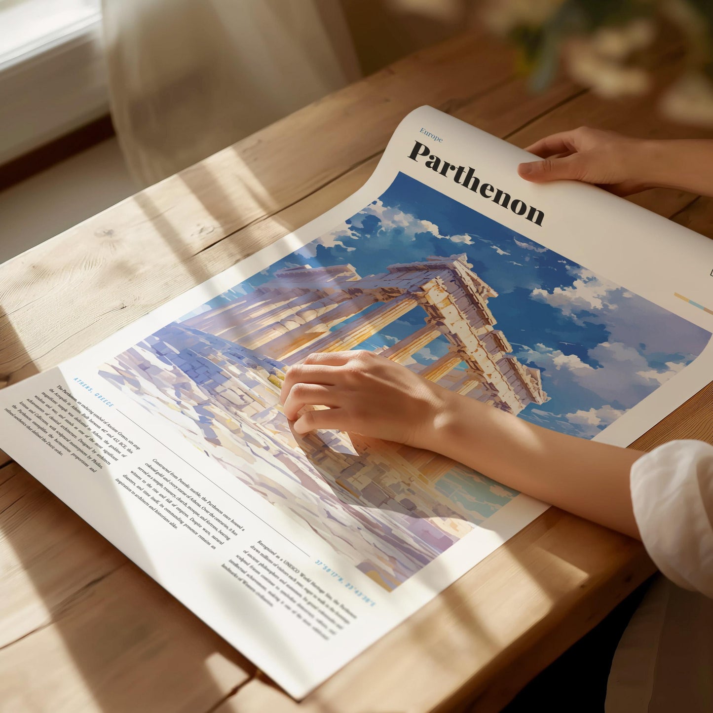 Parthenon Athens Greece Ancient Greek Temple Architecture Wall Art