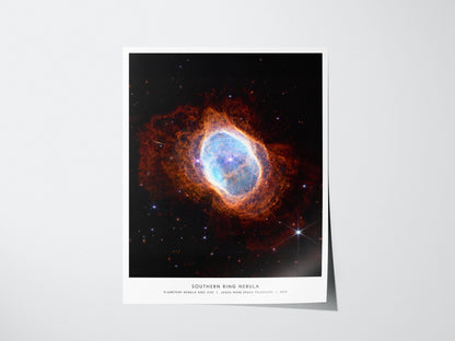 Southern Ring Nebula James Webb Telescope Deep Space Wall Art