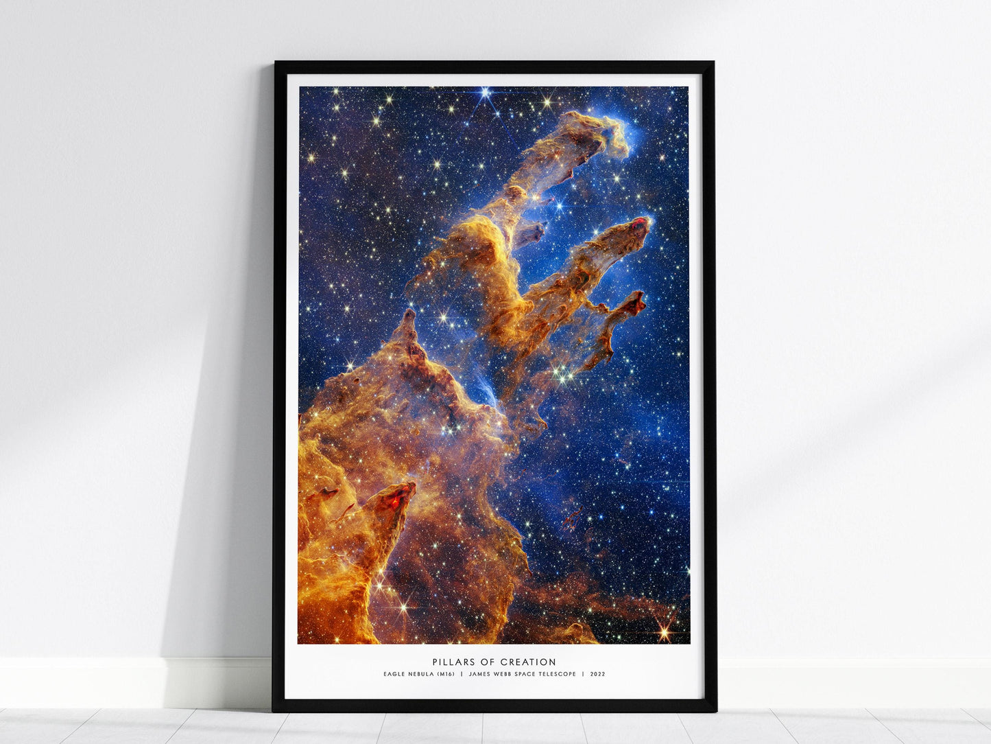 Pillars of Creation James Webb Space Telescope Eagle Nebula Science Wall Art