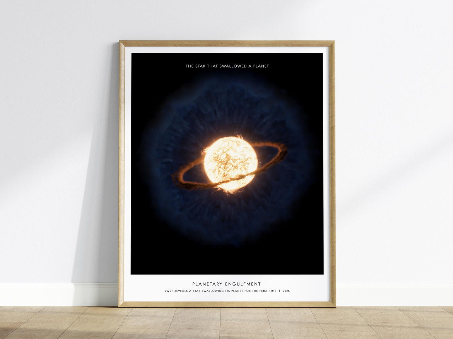 Planetary Engulfment James Webb 2025 Space Art Print