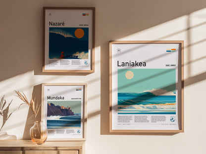 Laniakea Surf Spot North Shore Lani's Oahu Hawaii Wave Wall Art