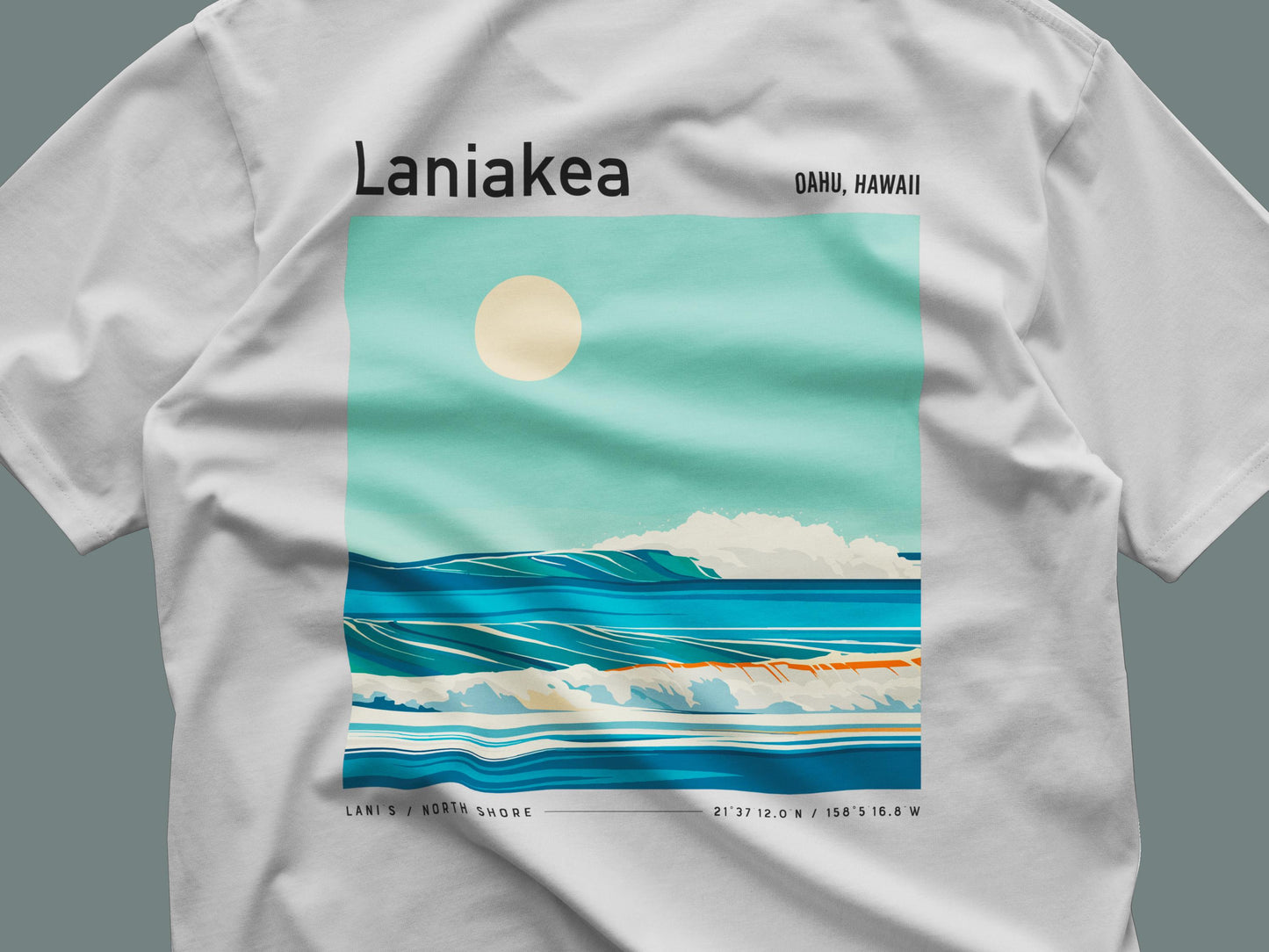 Laniakea North Shore Hawaii Vintage Surf Shirt Pocket Tee