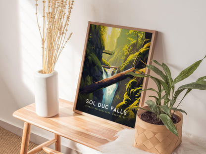 Sol Duc Falls Olympic National Park Washington Wall Art