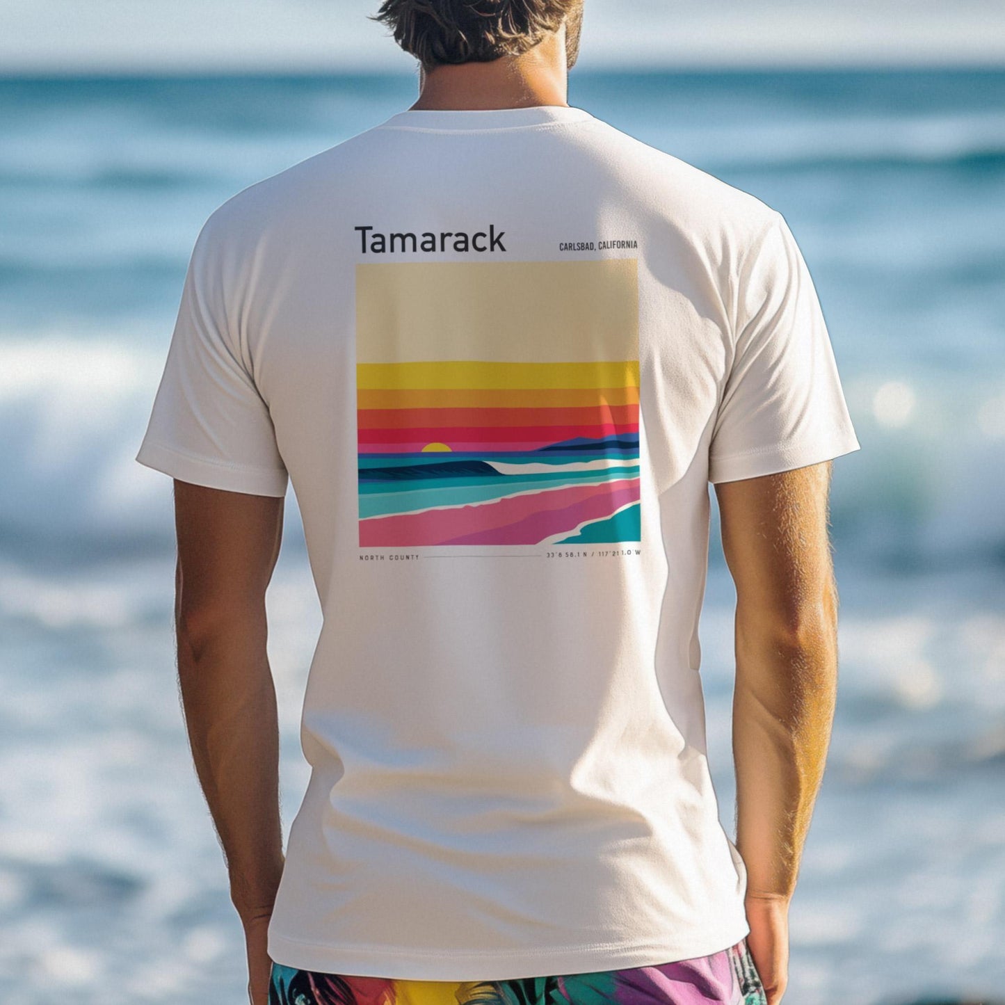 Tamarack Carlsbad California Vintage Surf Shirt Pocket Tee