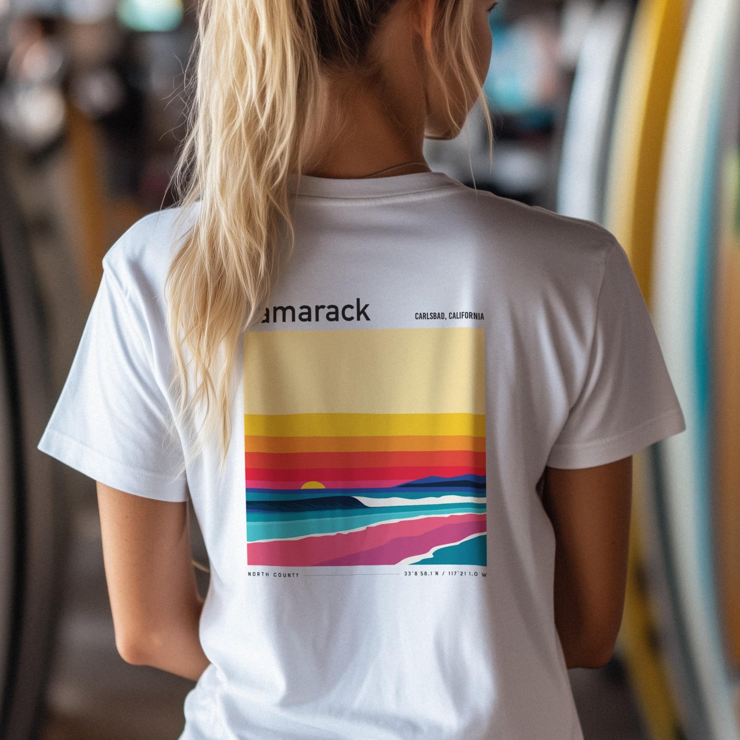 Tamarack Carlsbad California Vintage Surf Shirt Pocket Tee