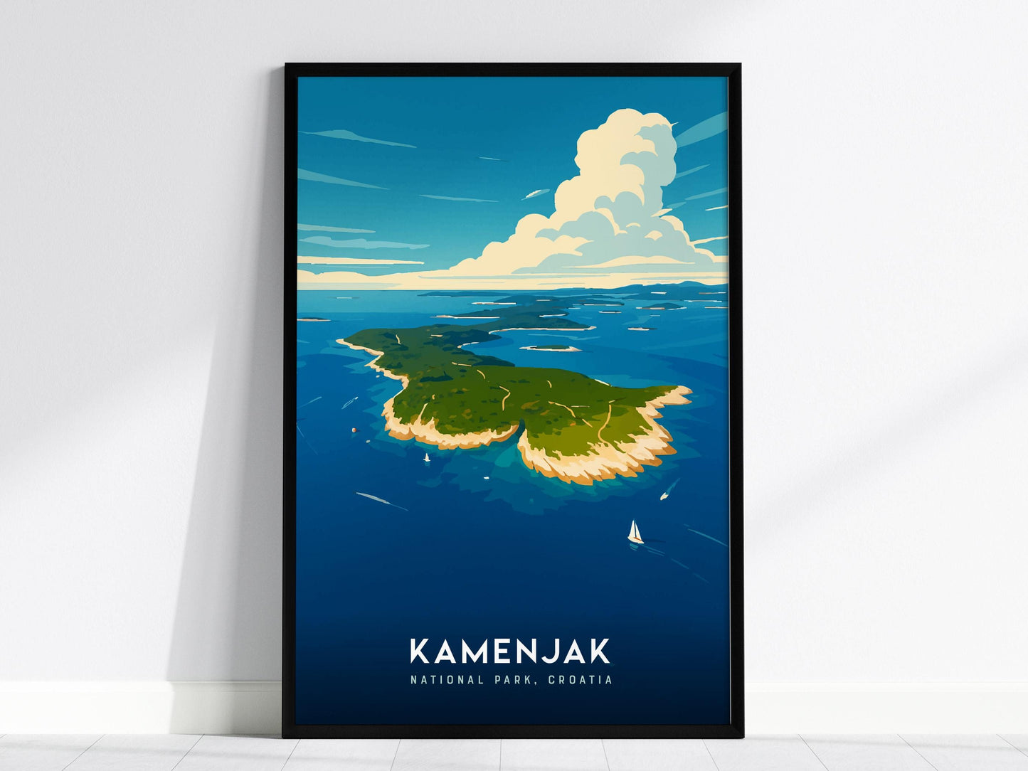 Kamenjak National Park Croatia Coastal Wall Art Travel Print