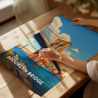 Brooklyn Bridge NYC Iconic New York Poster Wall Art