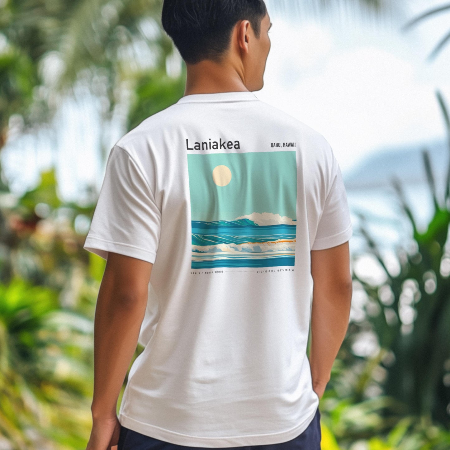Laniakea North Shore Hawaii Vintage Surf Shirt Pocket Tee