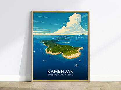 Kamenjak National Park Croatia Coastal Wall Art Travel Print