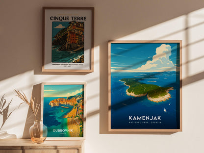 Kamenjak National Park Croatia Coastal Wall Art Travel Print
