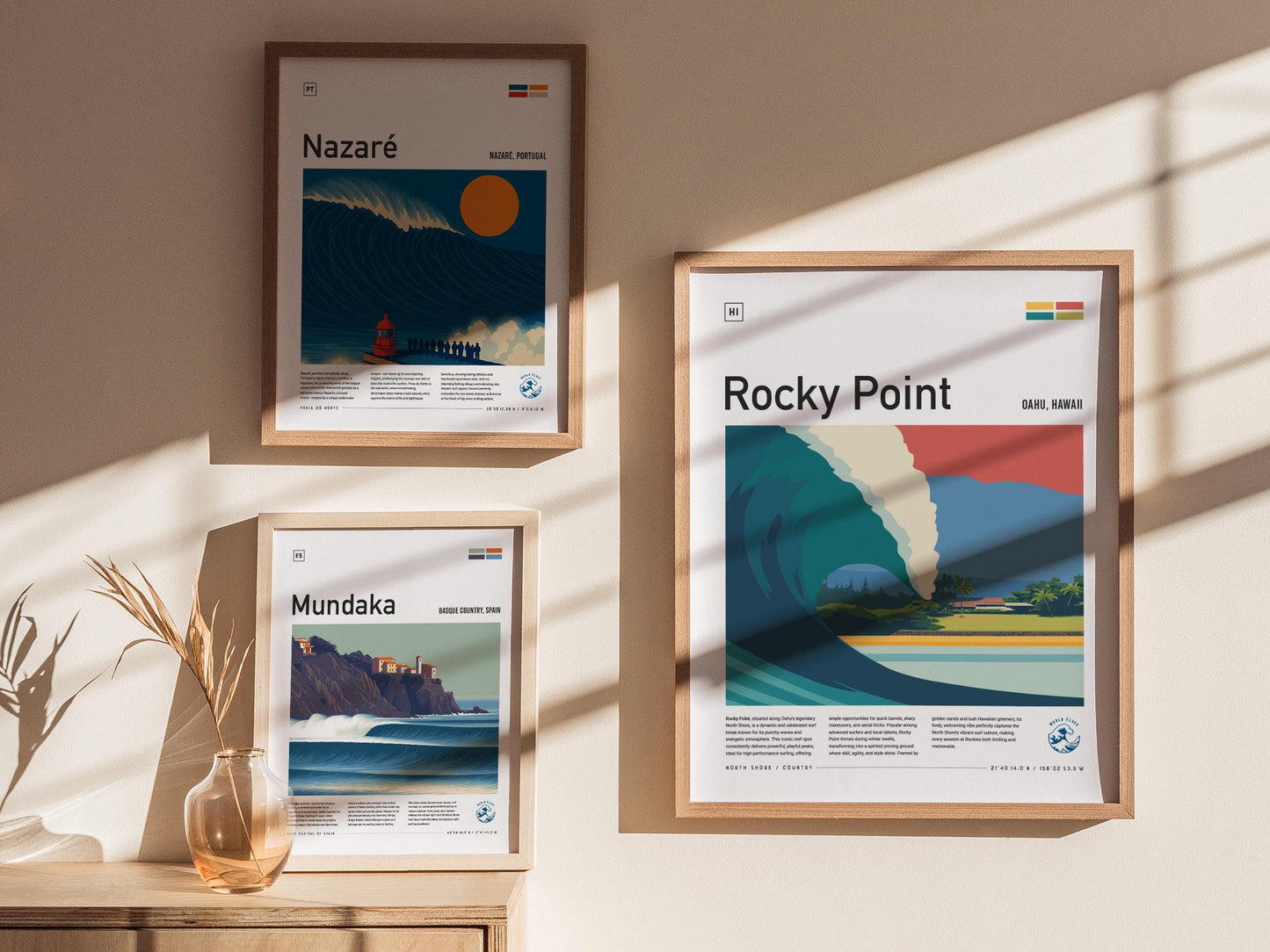 Rocky Point North Shore Surf Spot Rockies Oahu Hawaii Wave Wall Art