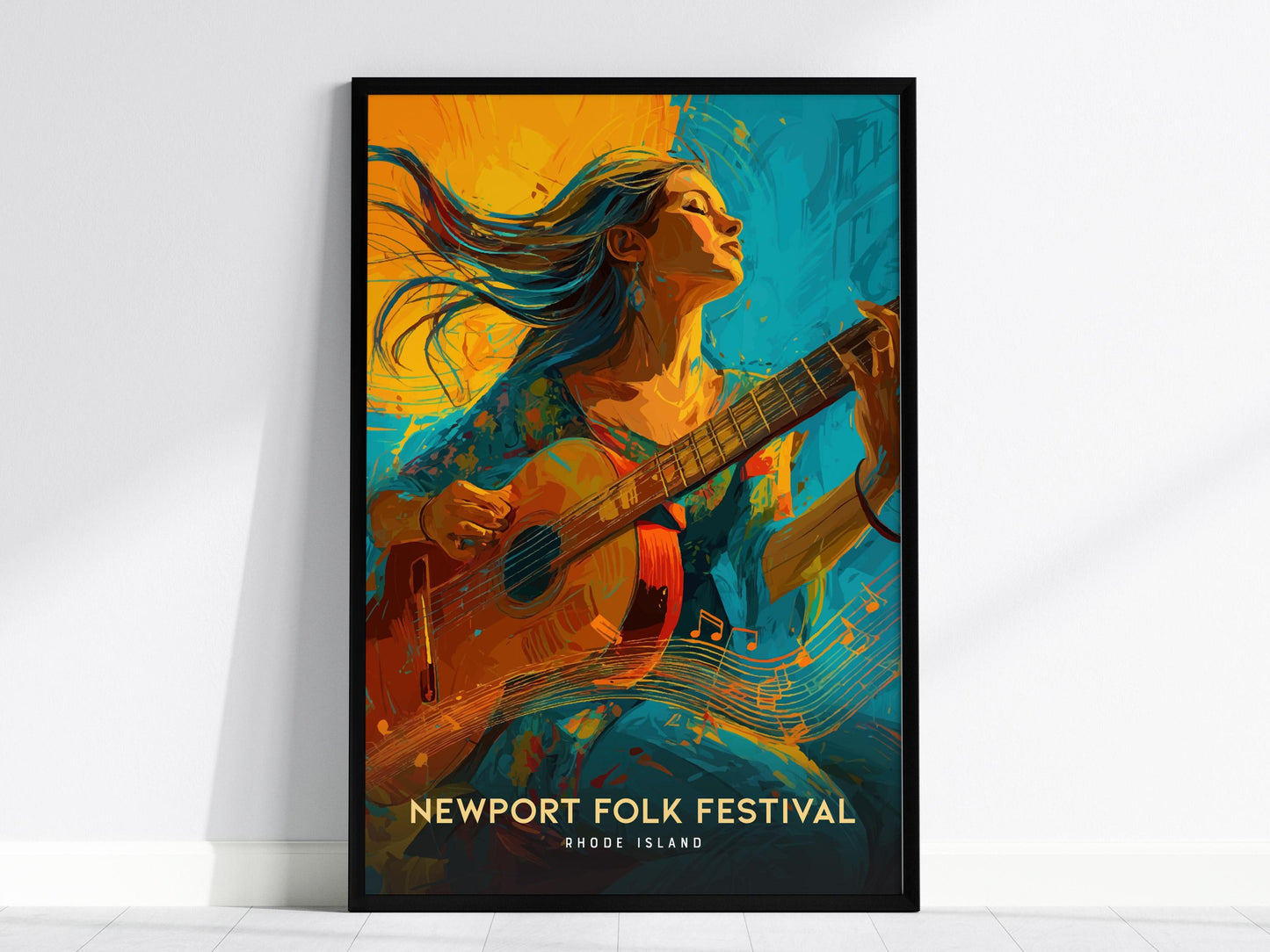 Newport Folk Festival Rhode Island Folk Music Wall Art
