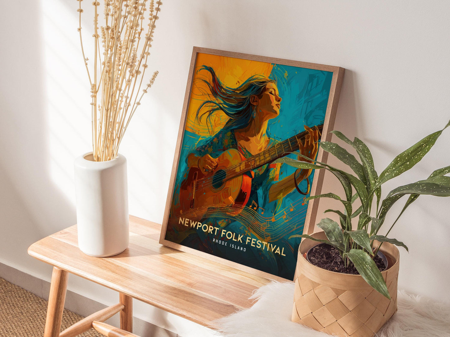 Newport Folk Festival Rhode Island Folk Music Wall Art