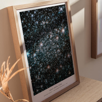 Heavy Metal Stars NASA Space Reticulum II Galaxy Celestial Wall Art