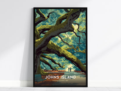Angel Oak Tree Johns Island South Carolina Southern Wall Art