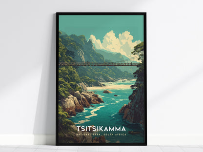 Tsitsikamma National Park South Africa Coastal Framed Unframed Travel Print Wall Art