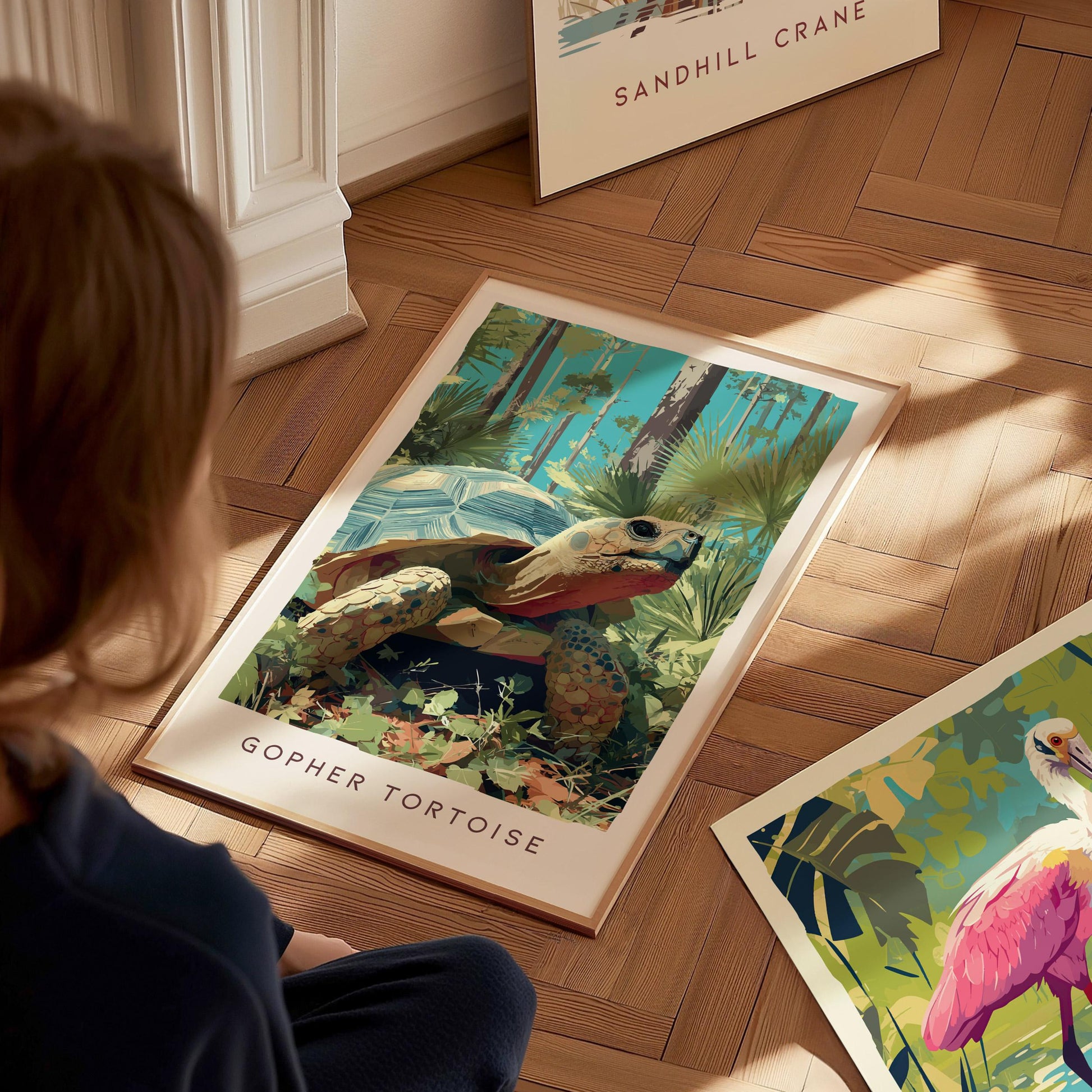 Gopher Tortoise Print | Florida Wildlife Wall Art