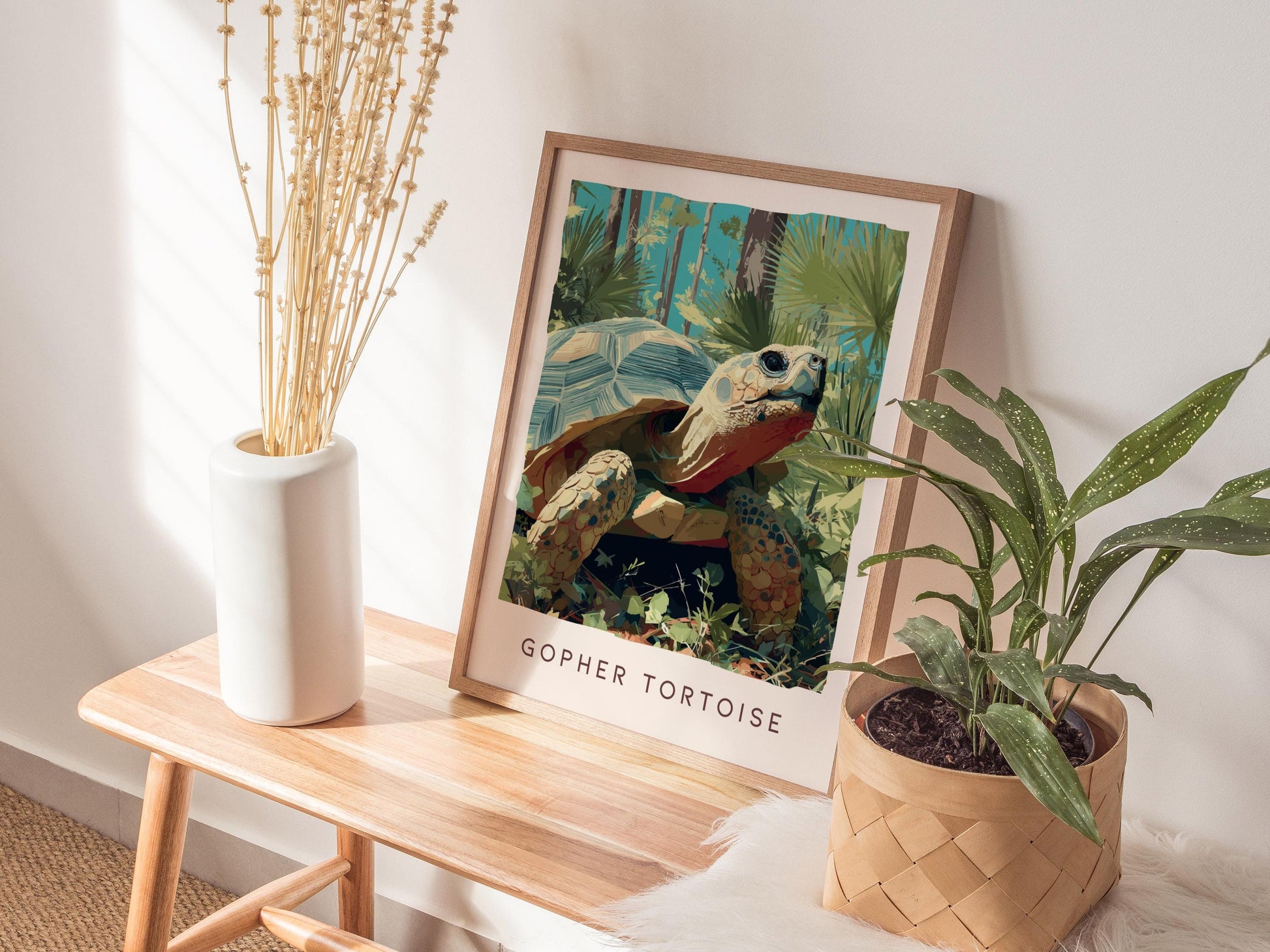 Gopher Tortoise Print | Florida Wildlife Wall Art