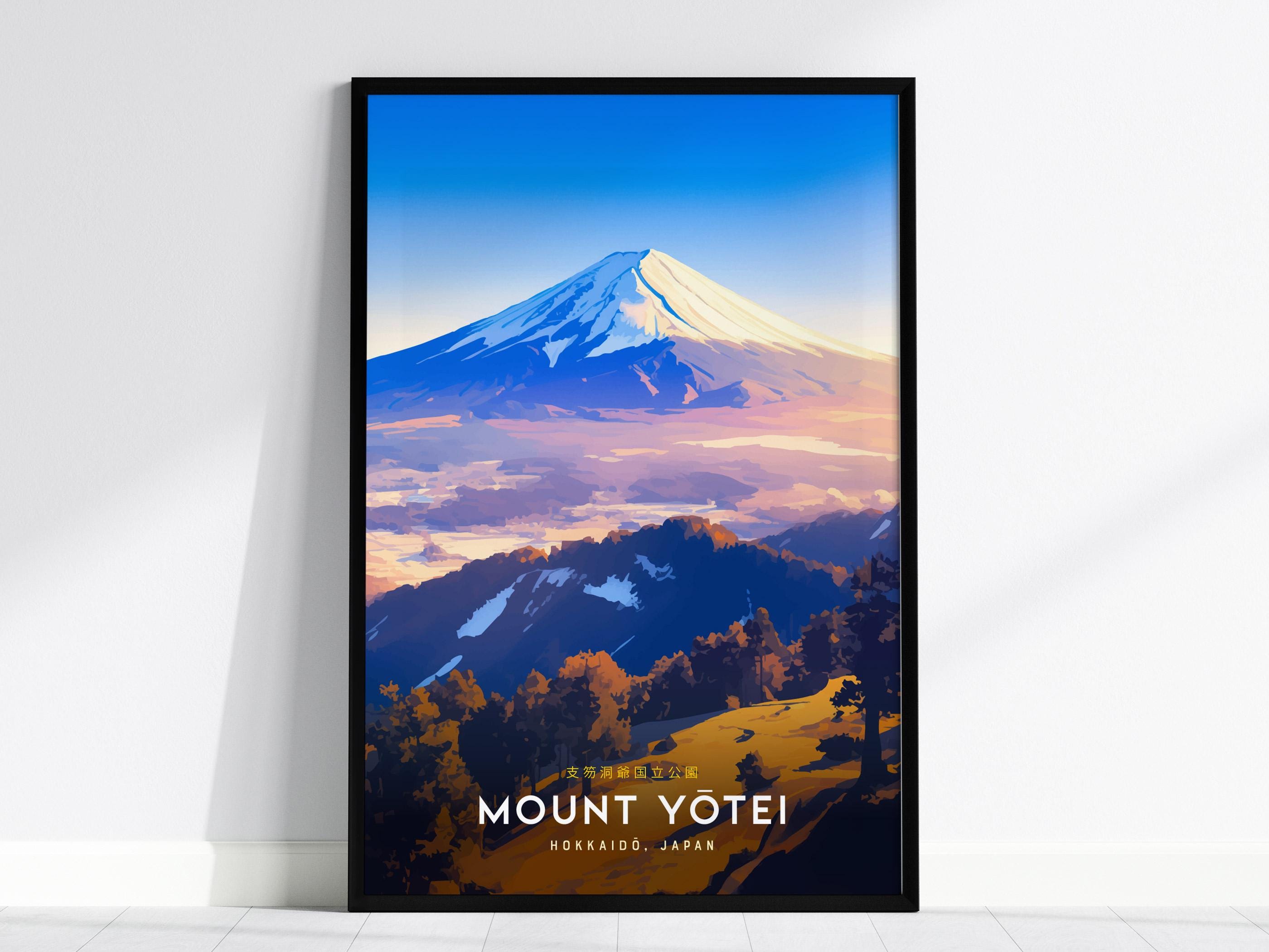 Mount Yotei Poster | Hokkaido Japan Mountain Wall Art | Swell Scenes