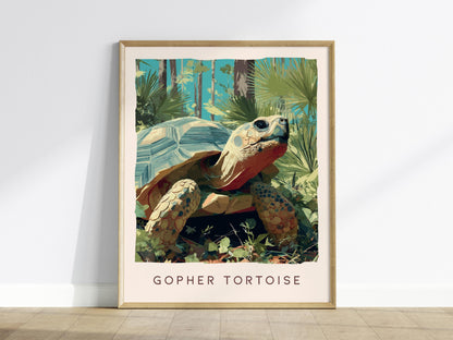 Gopher Tortoise Print | Florida Wildlife Wall Art
