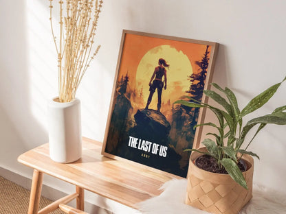 The Last of Us Part II Poster, Abby, Gaming Room Poster, Gaming Wall Poster, Gaming Print Poster, Game Gift, Video Games Poster, Gamer Gift