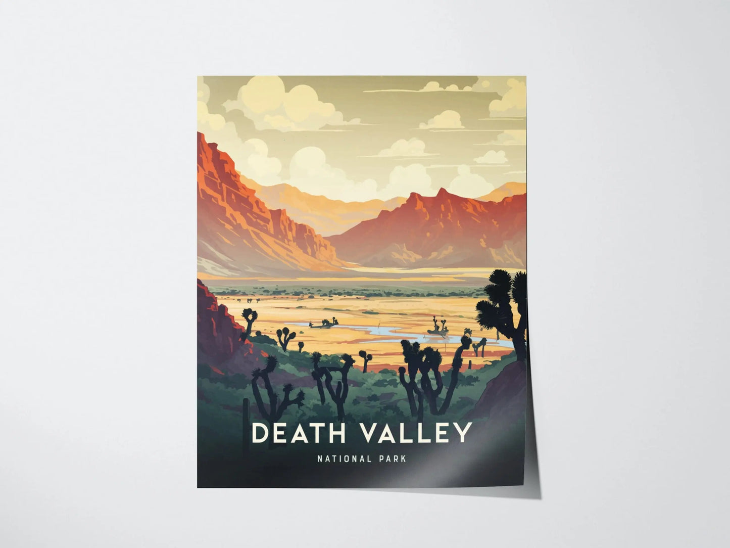 Death Valley National Park Print Wall Art, Death Valley Poster, Death Valley California National Park Wall Art, Airbnb Home Decor Wall Art