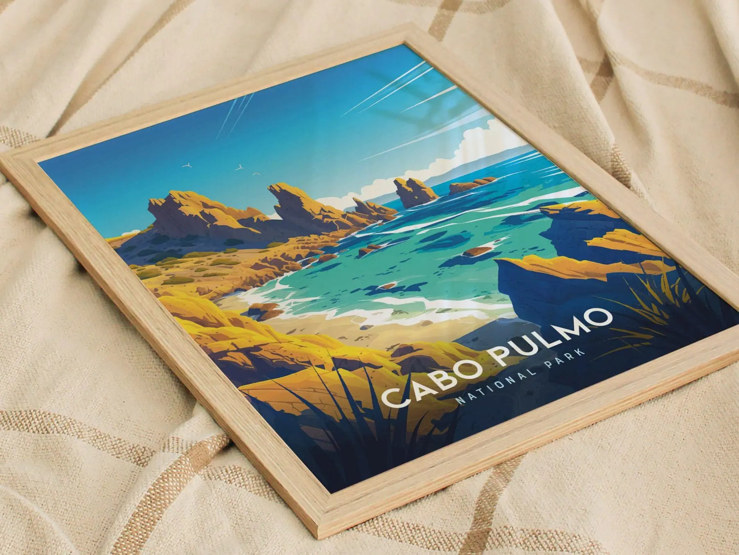 Cabo Pulmo National Park Poster, Baja California Wall Art, Framed/Unframed Marine Print, Ocean Reef Art, Mexico Nature Decor, Tourism Gift