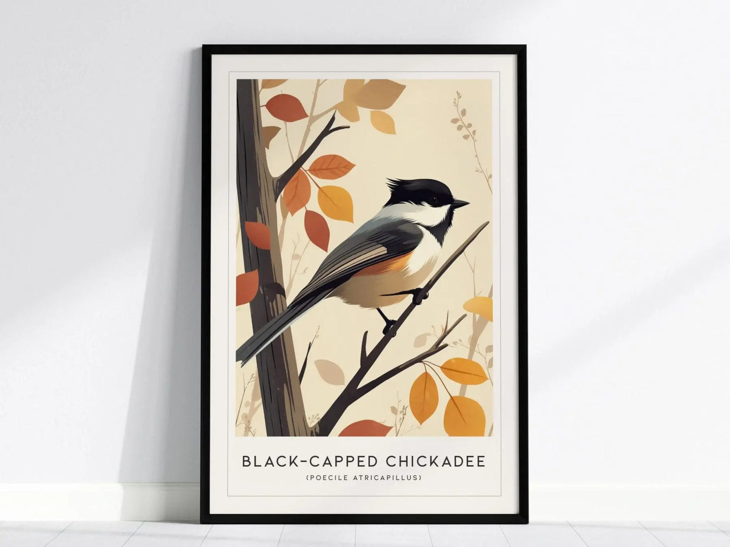 Framed Gallery Wall Bird Series 6 Birds Poster Set Birder Gift Cardinal Hummingbird Chickadee Goldfinch Audubon Print | Swell Scenes | S6-3