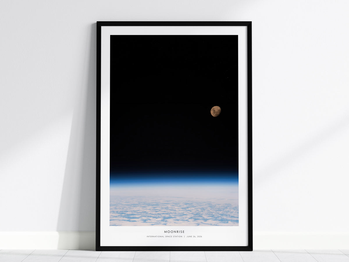 NASA Space Collection Gallery Wall | Set of 4 | Framed Print Set & Ready to Hang Wall Decor