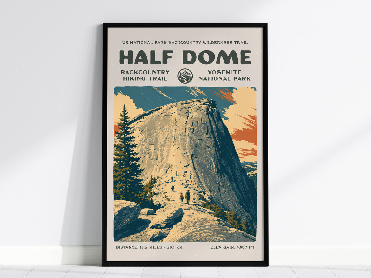 Hiking Trails Collection | Gallery Wall Set of 6 | Ready to Hang Gallery Wall | Framed Wall Decor