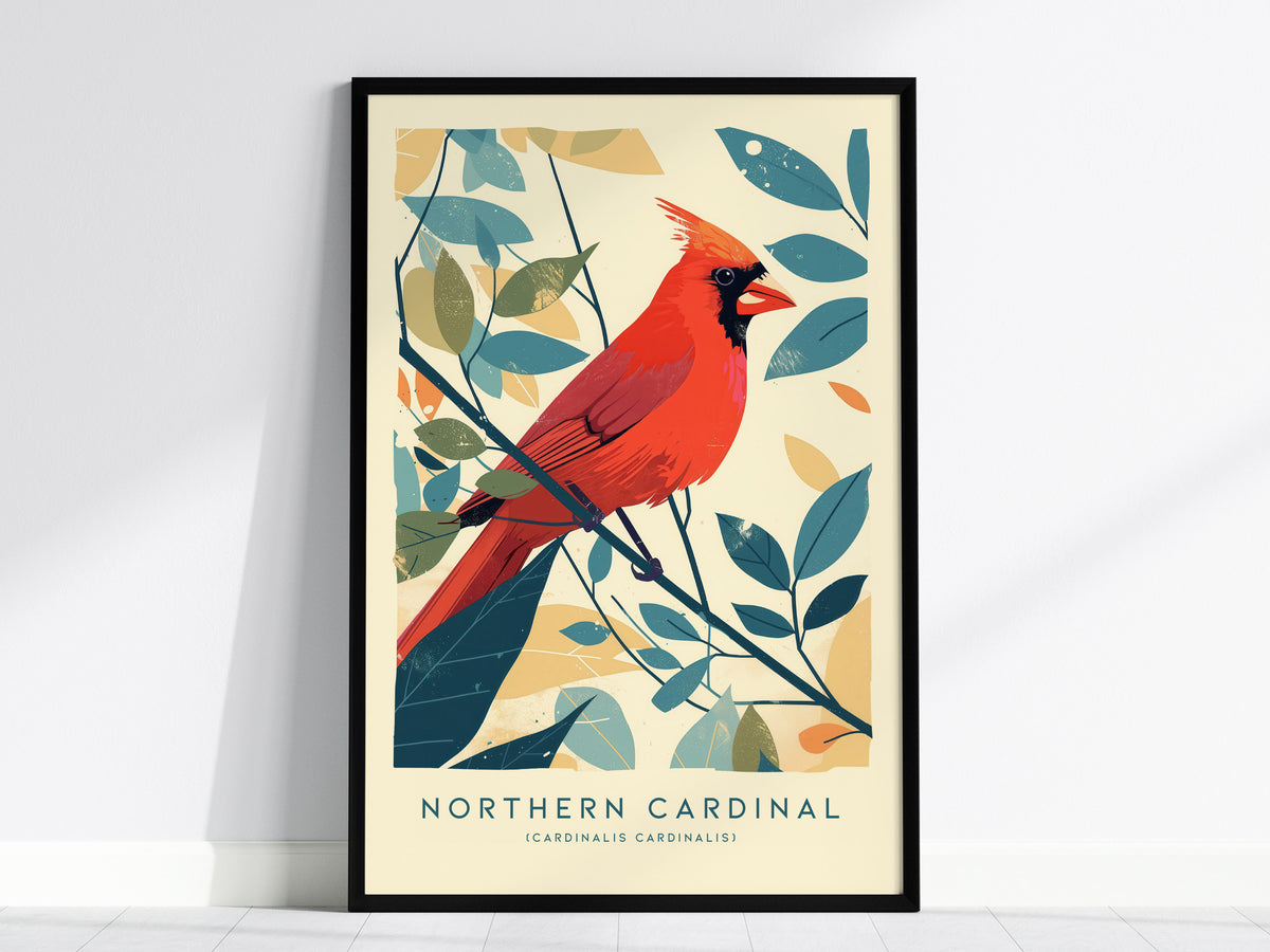 Backyard Songbirds Gallery Wall | Tufted Titmouse & Blue Jay | Set of 5 Framed Bird Prints