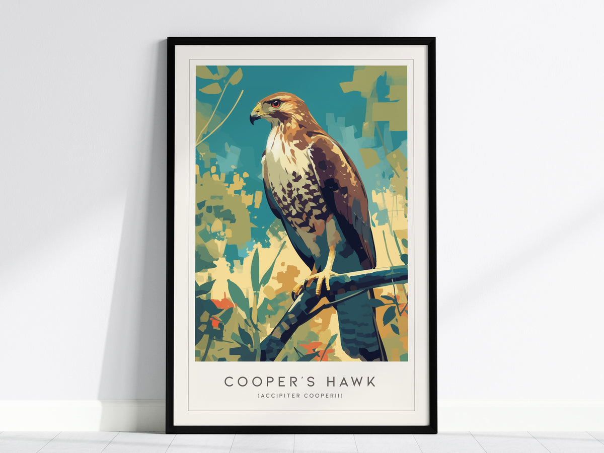 Birds of Prey - Raptors Gallery Wall | Peregrine Falcon | Set of 3 Framed Bird Prints