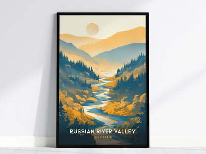 California Wine Country Gallery Wall | Russian River Valley & Temecula | Set of 4 Framed Prints