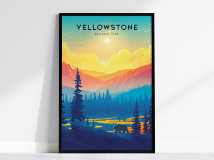 National Parks Gallery Wall | Pick 6 Symmetrical Framed or Unframed Set