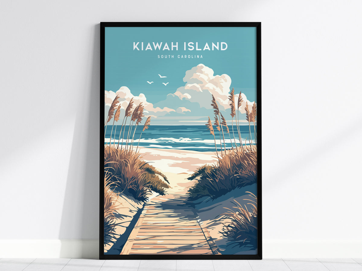South Carolina Gallery Wall | Kiawah Island, Garden & French Quarter | Set of 6 Framed Prints