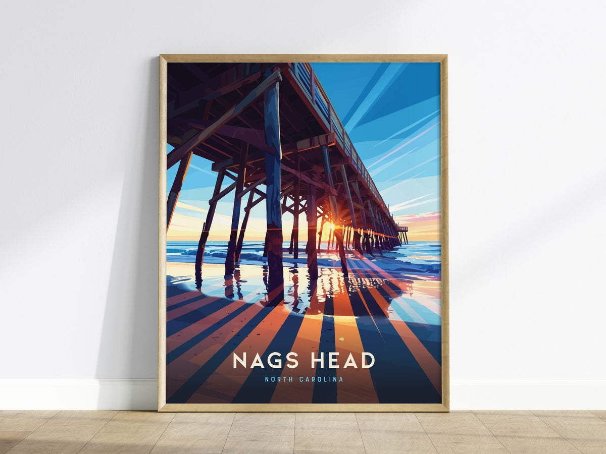 North Carolina Gallery Wall | Nags Head, Boone & Cape Lookout | Set of 6 Framed Prints