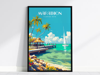 Keys Florida Gallery Wall | Set of 4 | Art Print Set | Matching Prints