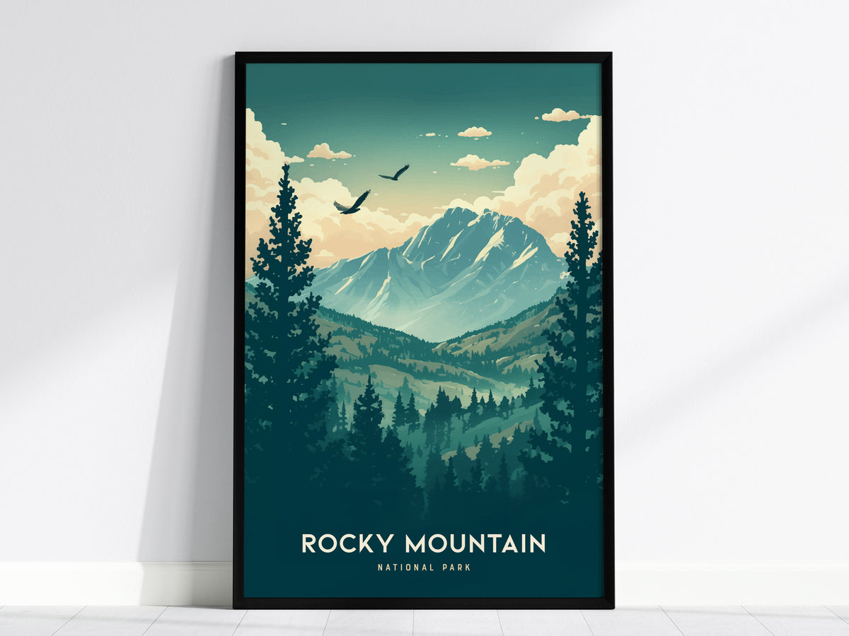 National Parks Gallery Wall | Pick 6 Symmetrical Framed or Unframed Set