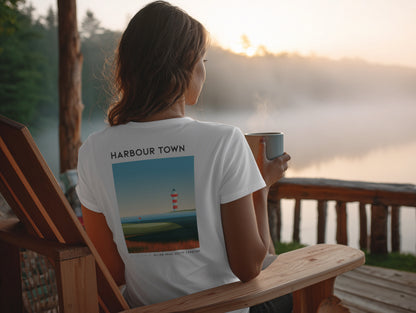 Harbour Town Golf T-Shirt | Low Country Links Classic Tee — design printed on the back of the t-shirt