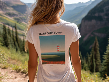 Harbour Town Golf T-Shirt | Low Country Links Classic Tee — design printed on the back of the t-shirt