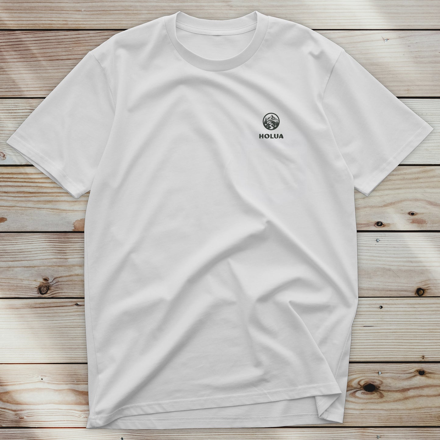 Holua Hiking T-Shirt | Hiker Gift | Haleakala Trail Tee — front of the t-shirt