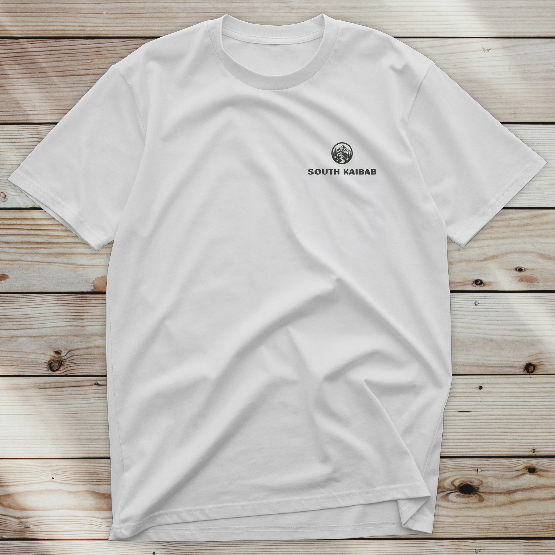 South Kaibab Hiking T-Shirt | Hiker Gift | Rim to River Trail Tee — front of the t-shirt
