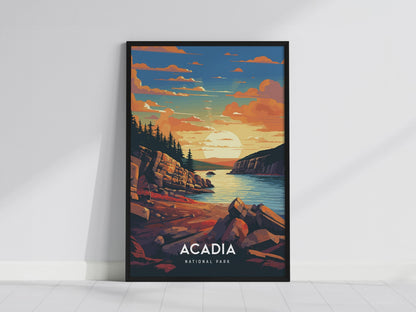 High Rock Lookout Vintage Poster | Gifford Pinchot Forest Wall Art