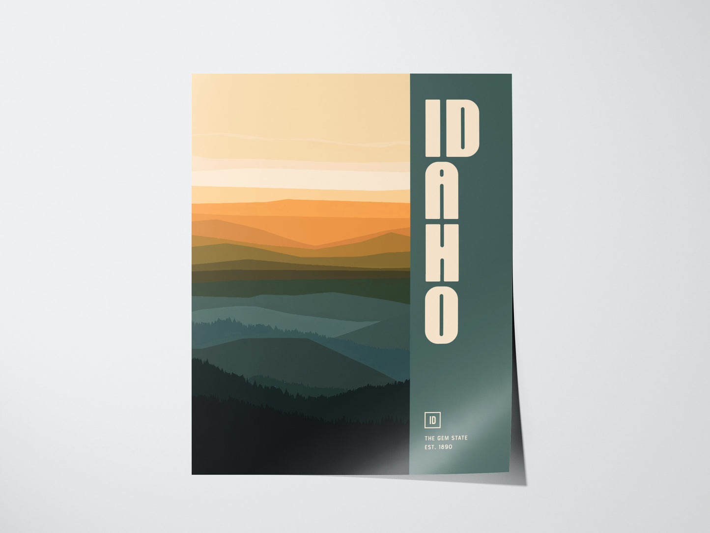 Idaho Poster | The Gem State Wall Art