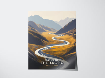 Gates of the Arctic Poster | Alaska National Park Wall Art | Framed or Unframed