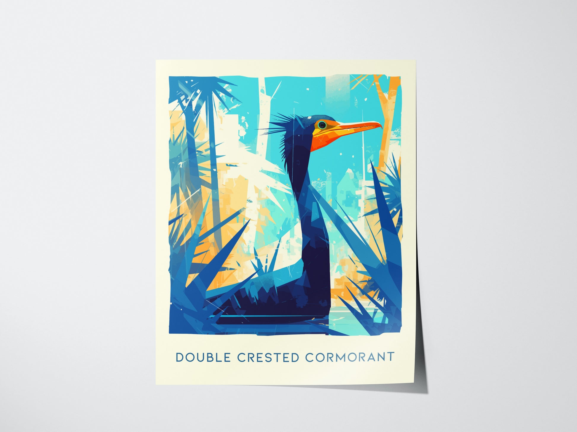 Cormorant Audubon Print | Florida Bird Lover Wall Art | Framed or Unframed