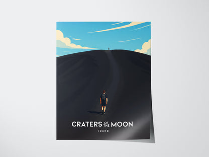 Craters of the Moon Poster | Idaho National Monument Wall Art