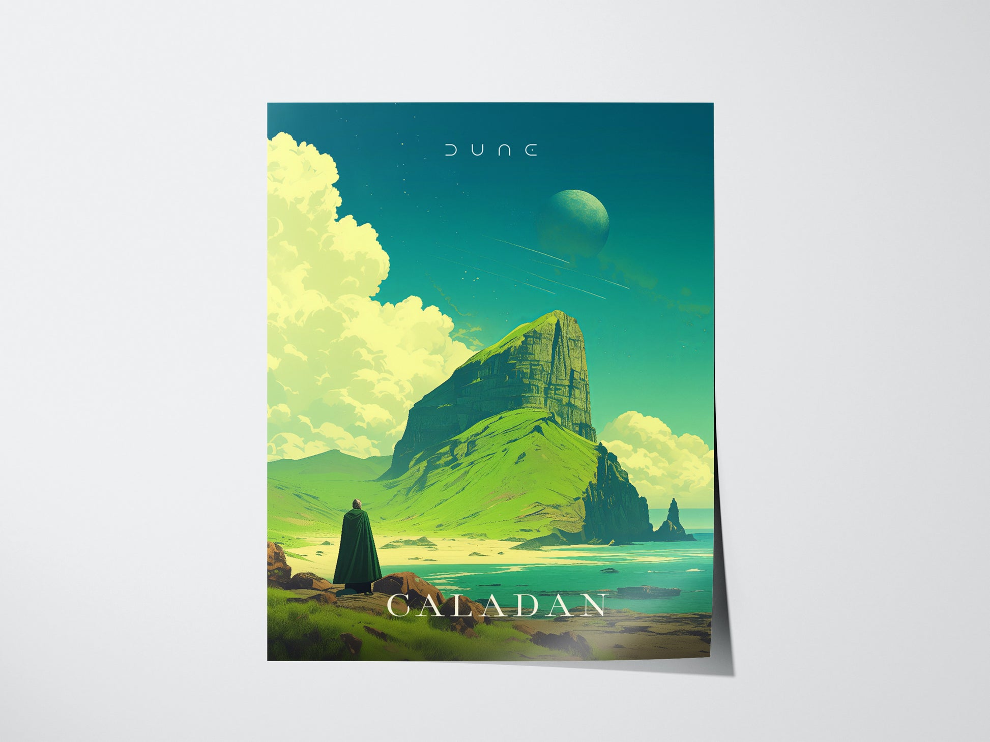 Dune Caladan Poster | Sci-Fi Fan Wall Art | Framed or Unframed