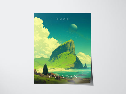 Dune Caladan Poster | Sci-Fi Fan Wall Art | Framed or Unframed