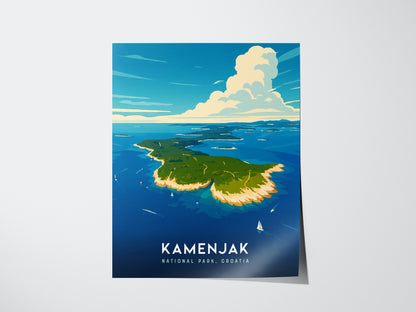 Kamenjak National Park Poster | Istria Croatia Coastal Wall Art
